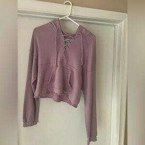 Ladies Hollister light purple hoodie
